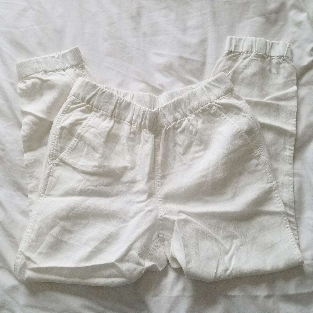 JCrew Seaside linen pants/joggers